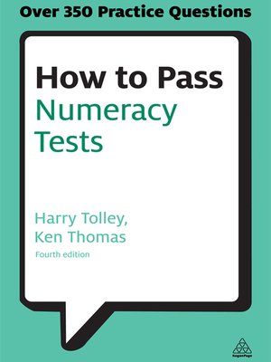 cover image of How to Pass Numeracy Tests
